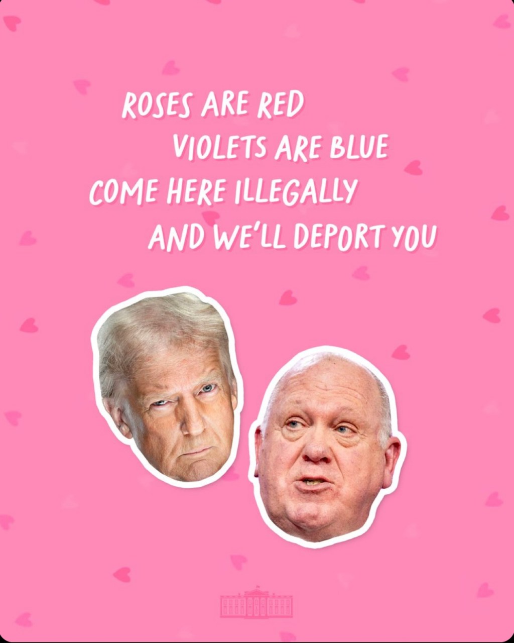 The White House shares a whole lot of love this Valentine’s Day